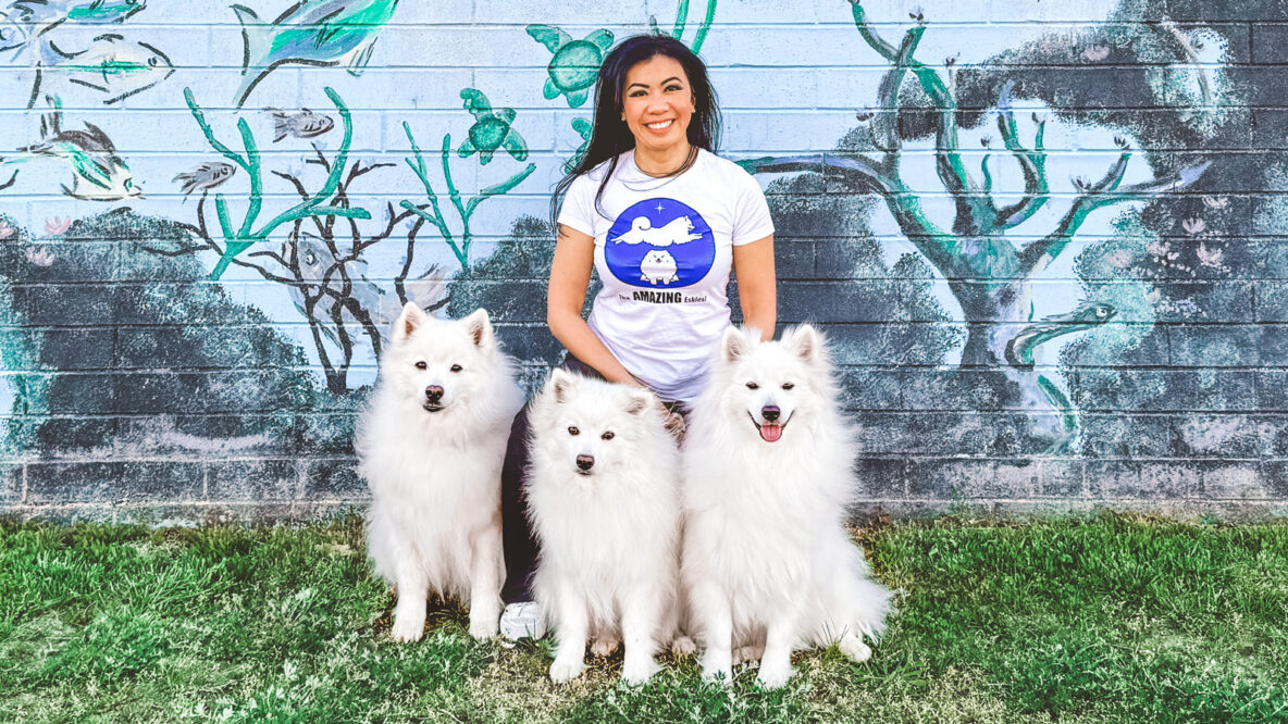 What’s White and Fluffy and Has a Dozen Paws? Alum’s Dog Troupe!