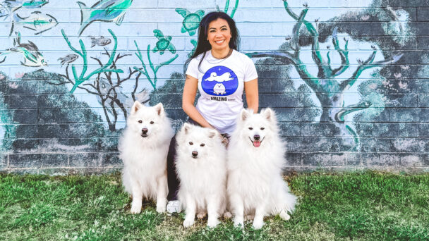 What’s White and Fluffy and Has a Dozen Paws? Alum’s Dog Troupe!