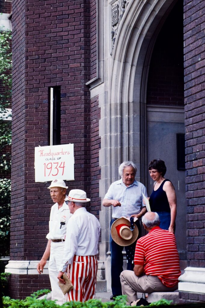Class of 1934 Headquarters at Reunion 1984