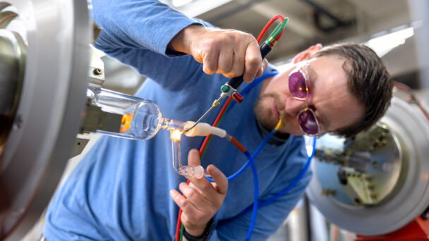 All Fired Up: Meet Cornell’s Only Scientific Glassblower