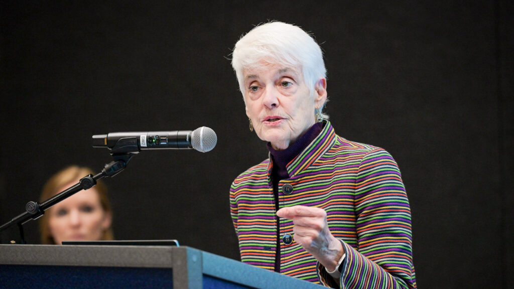 Susanne Bruyere speaks at the YTI Seminar at the Ithaca Downtown Conference Center in Ithaca, NY, Tuesday, June 3, 2025.
