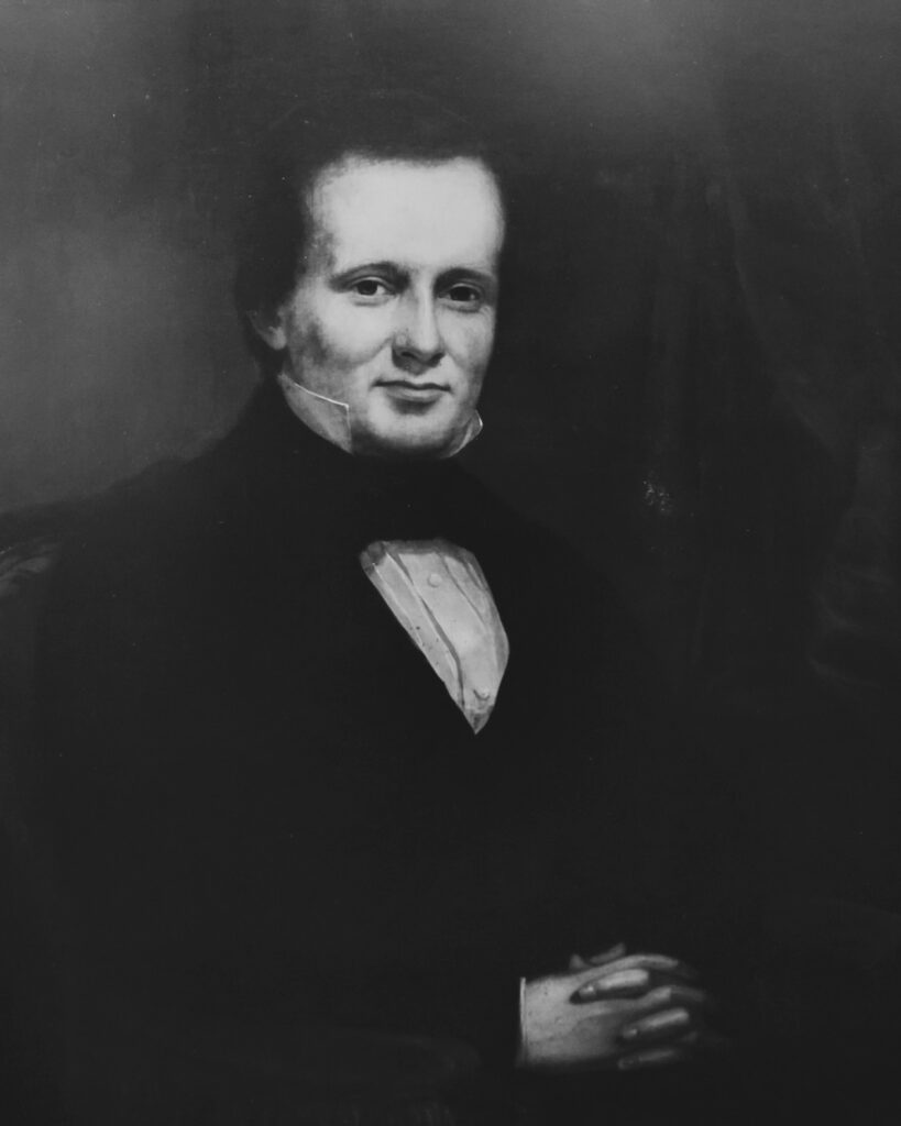 portrait of William Wesley Cornell (1823–70), an NYC industrialist, philanthropist, and ironworks magnate