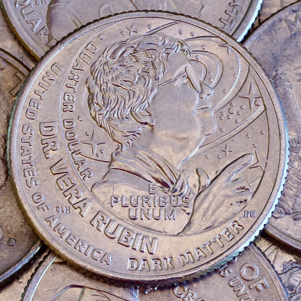 detail view of the Vera Rubin U.S. quarter