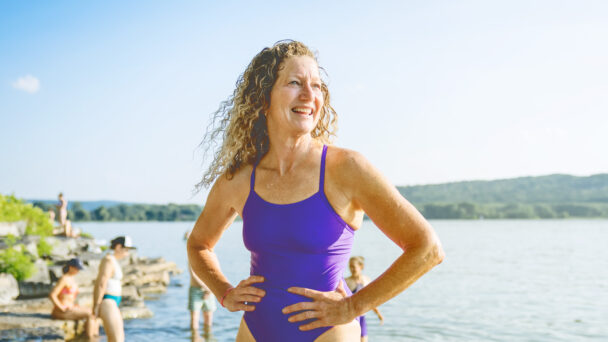 Far Across Cayuga’s Waters, Alum Reprises Record Swim
