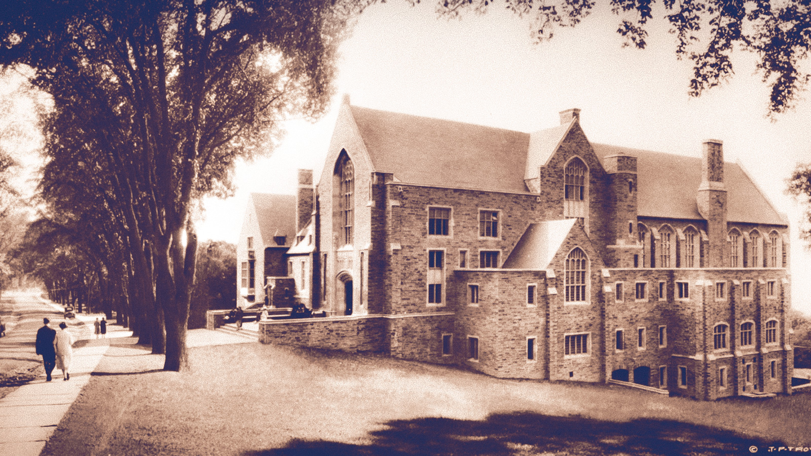 Willard Straight Hall shortly after its completion, 1925–26
