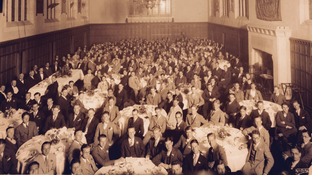 a dinner in the Willard Straight Memorial room, undated