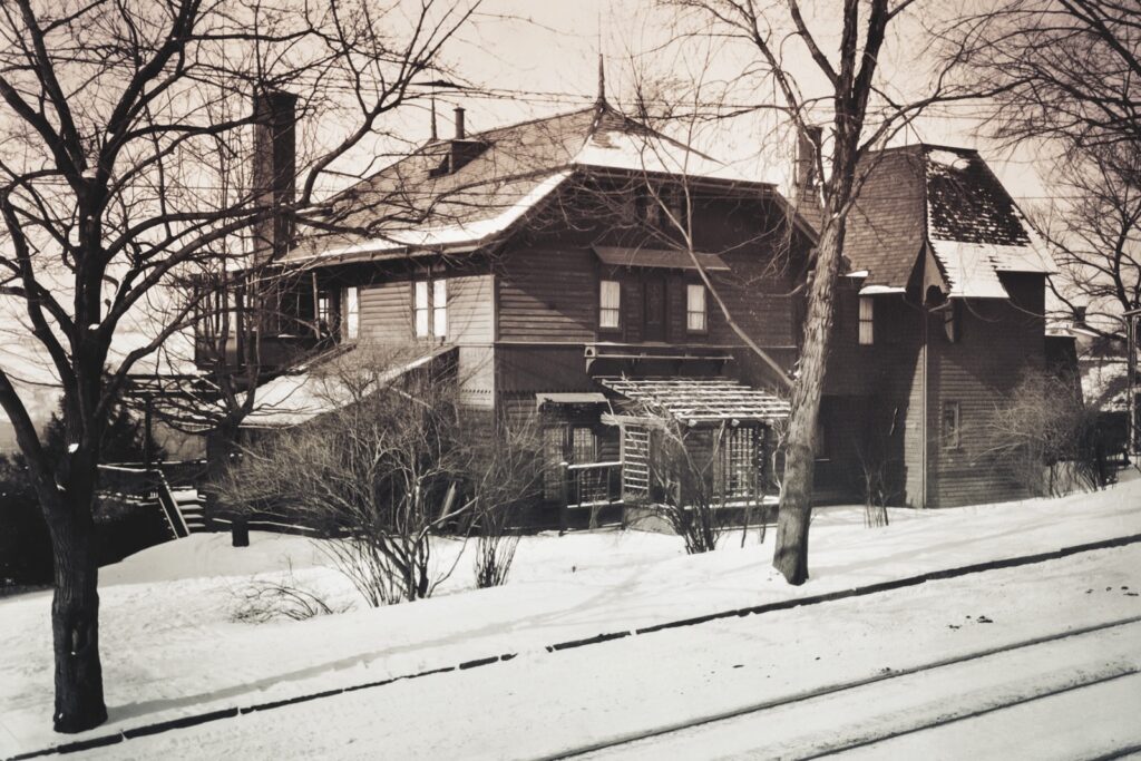 undated image of William Henry Miller's house on Eddy Street in Ithaca