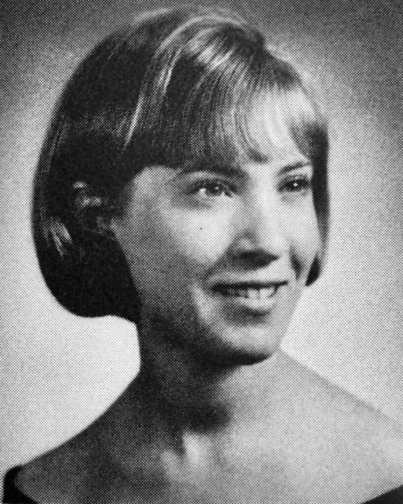 Claudia Goldin in the 1967 Cornellian yearbook