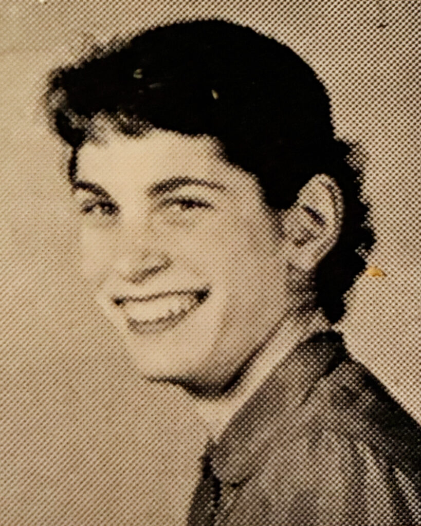 Linda Jarschauer Johnson ’60, MS ’63, as she appeared in the Cornell freshman register