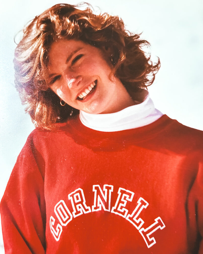Suzannah Johnson Creedon ’92 during her undergrad years
