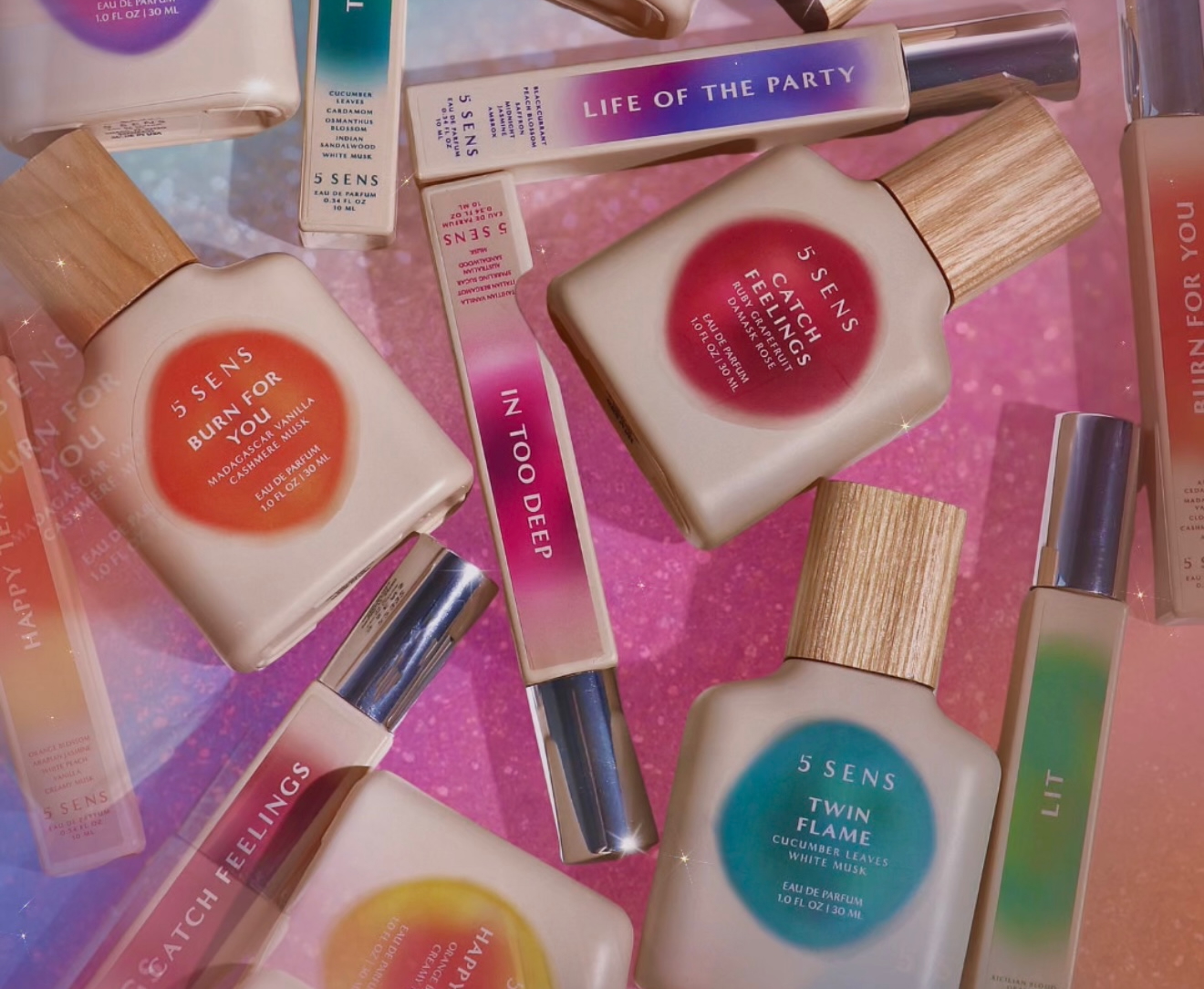 A collection of 5 Sens products