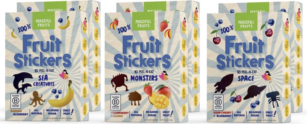 Peaceful Fruits fruit stickers product image