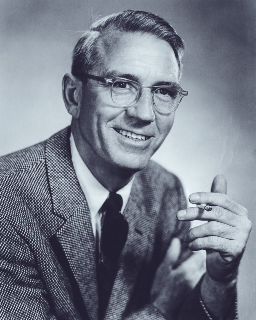 Portrait of Dr. James A. Baker, retired faculty and director of the Baker Institute named in his honor at his death in 1975. Photo #18904