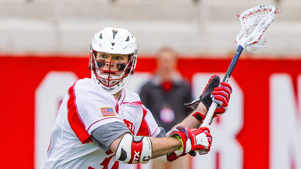 Connor Buczek ’15, MBA ’17 playing Men’s Lacrosse