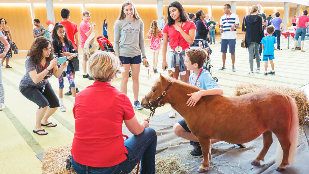 Minnie poses for photos at Reunion 2018