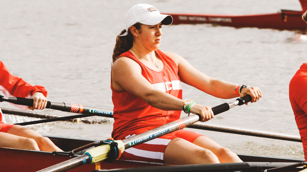 Kate Roach ’15, MS ’16 rows for Cornell