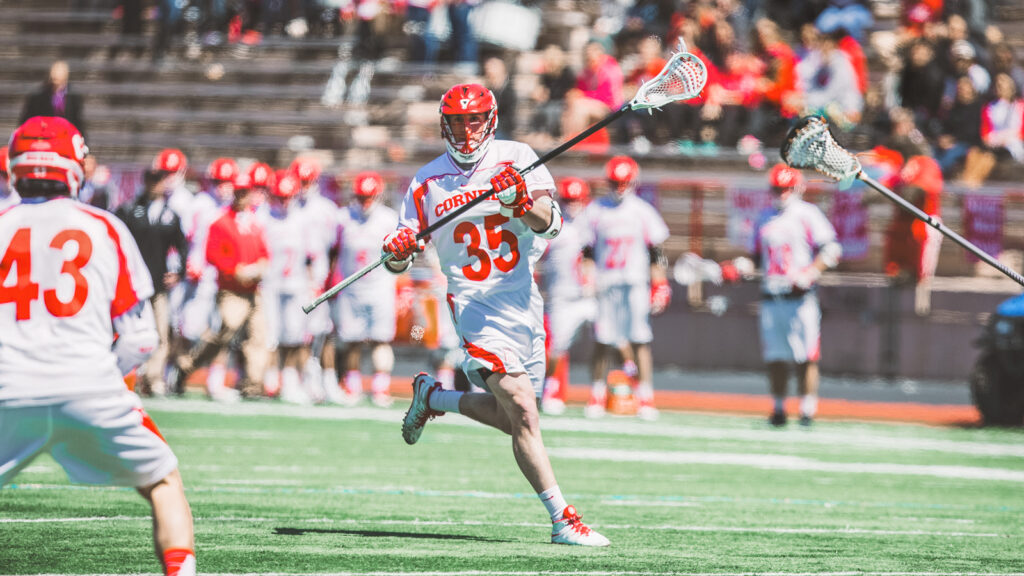 Jordan Stevens ’15 playing Men’s Lacrosse