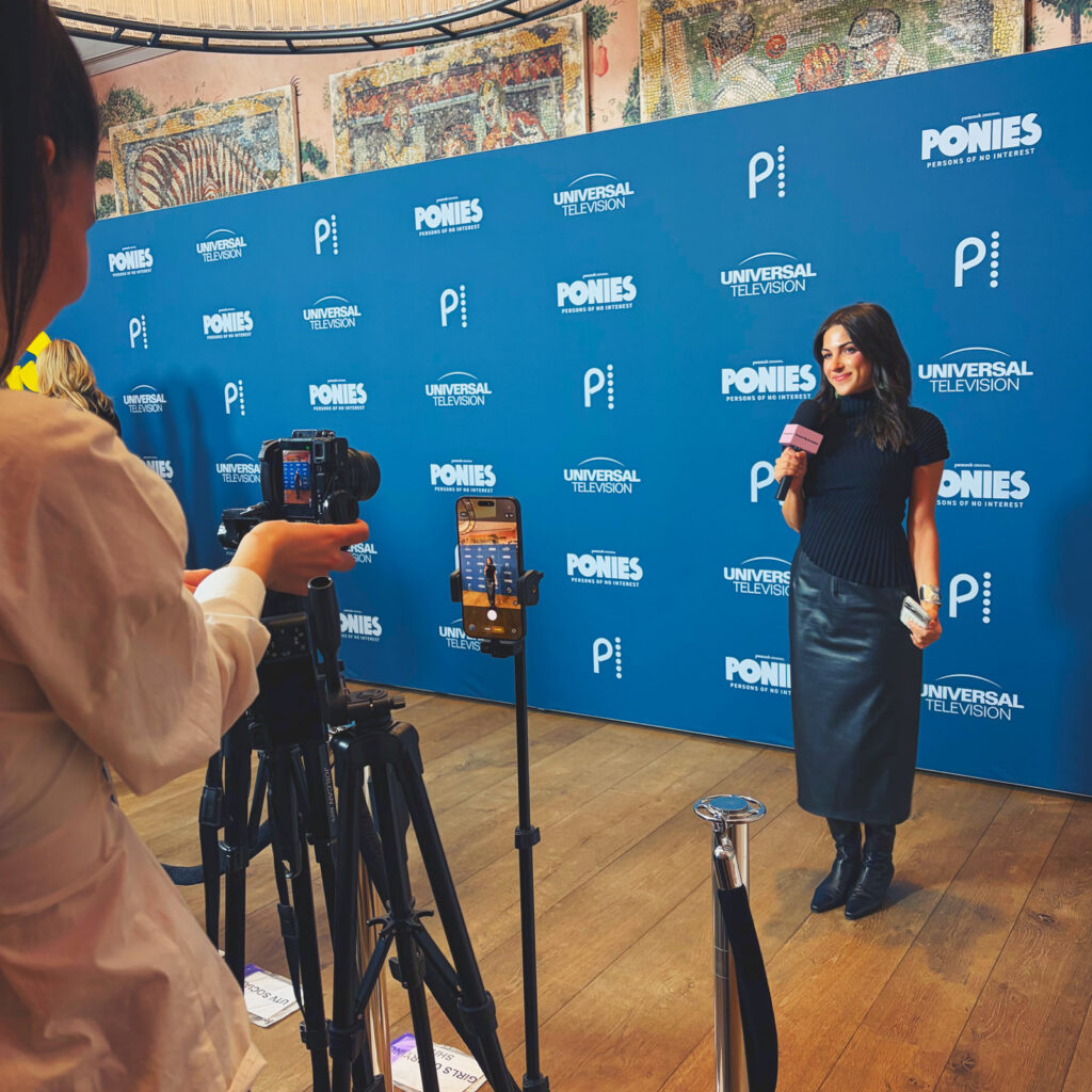Kim Murstein ’18 reports from an NBC / Peacock media event for the "PONIES" limited series in January 2026