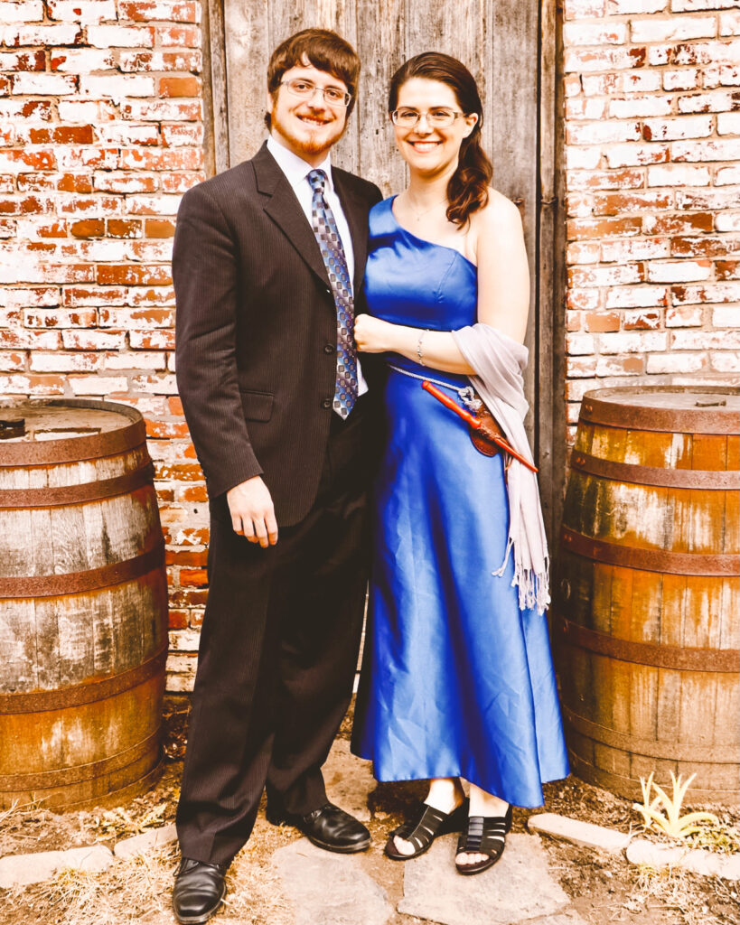 David Kelly ’14, MEng ’15 & Kaiya Provost ’14 in formal attire