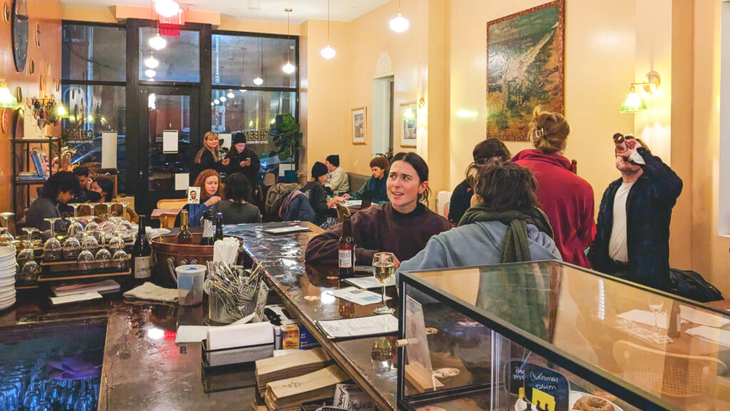 diners at Cheeni in Brooklyn