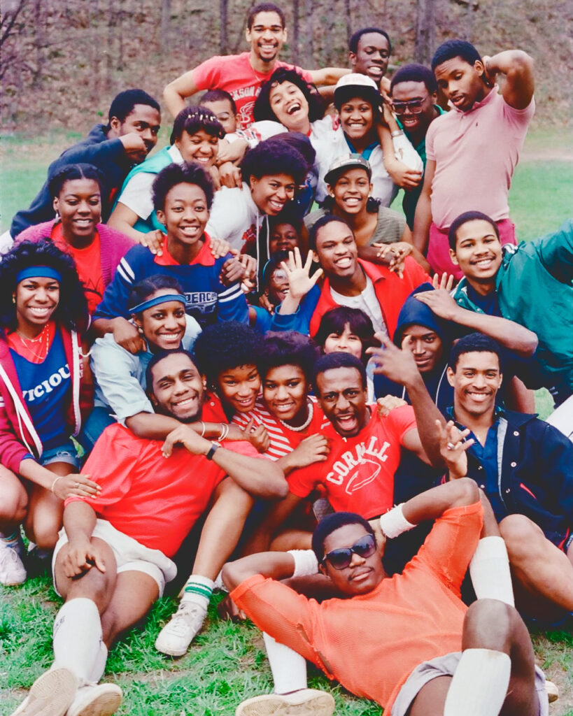 future CBAA members as students on campus in the 1980s