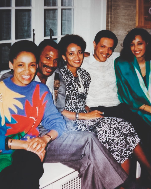 Early CBAA members (from left) Ruby Douglas '72, Frank Dawson '72, Jackie Davis '72, Carlton Holmes '72, and Thelma Dye Holmes '74