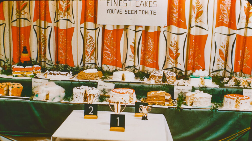 A cake-baking contest was held to open the Hotel Ezra Cornell conference in 1951