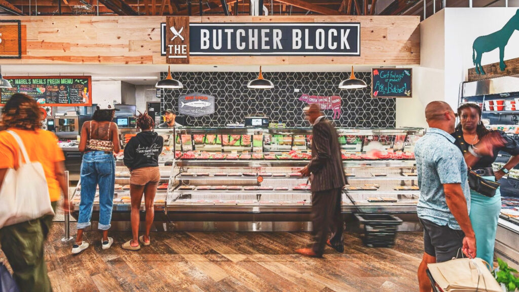 The deli counter at Forty Acres Fresh Market.