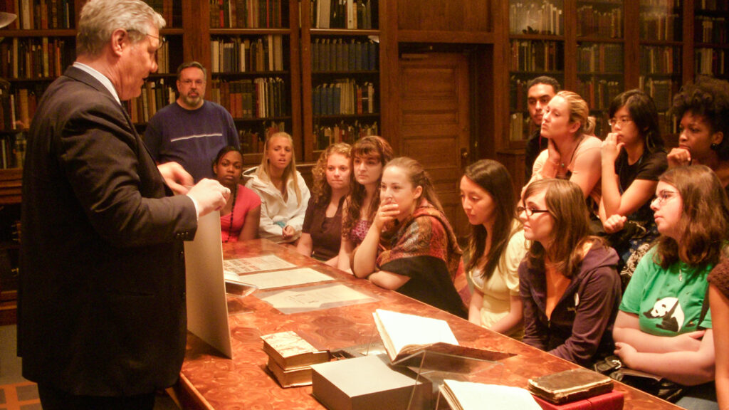 Cornell in Washington students visit the Library of Congress