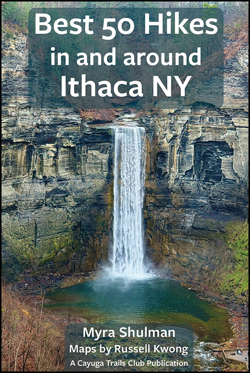 The cover of "Best 50 Hikes in and around Ithaca NY"
