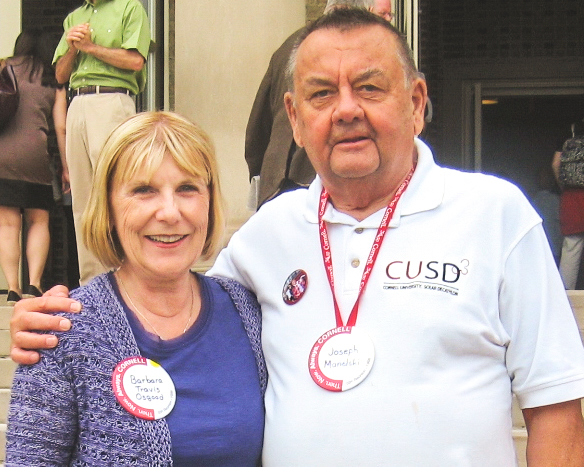At her 55th Reunion with classmate Joe Manelski ’56.