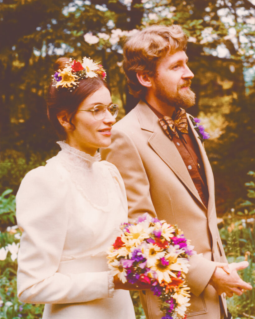 Catherine Hren Whalen ’70 & Michael Whalen ’69 on their wedding day