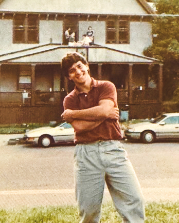 Dan Cohen ’91 on Stewart Avenue during his undergrad days at Cornell