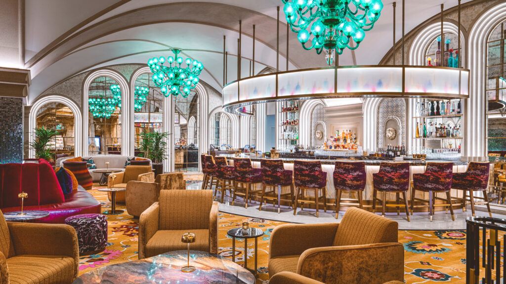 The Sala lounge at the Venetian resort