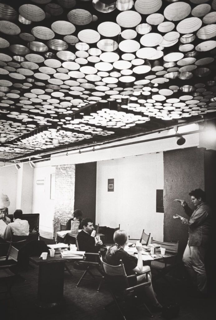 View of Cornellians in the Green Dragon Café in 1968