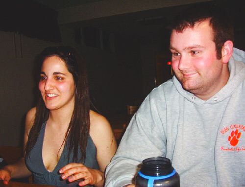 Jen Riley and Michael Oak on campus in 2006
