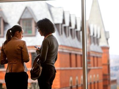Students in Statler Hall