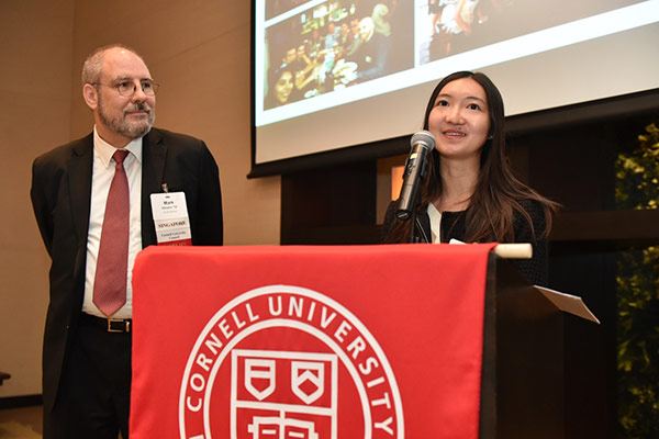 Mark Hansen '79 and Sophia Lu '11