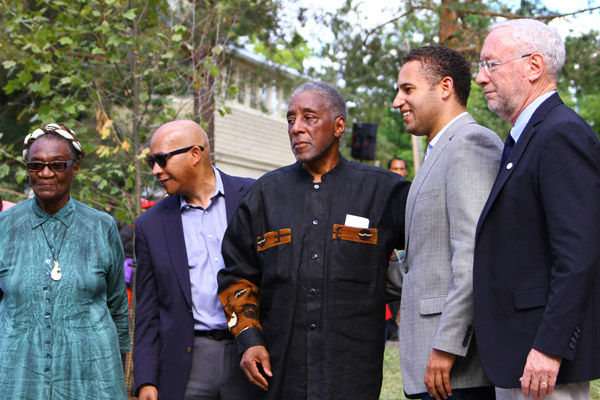 dedication of the Commemoration Memorial Garden