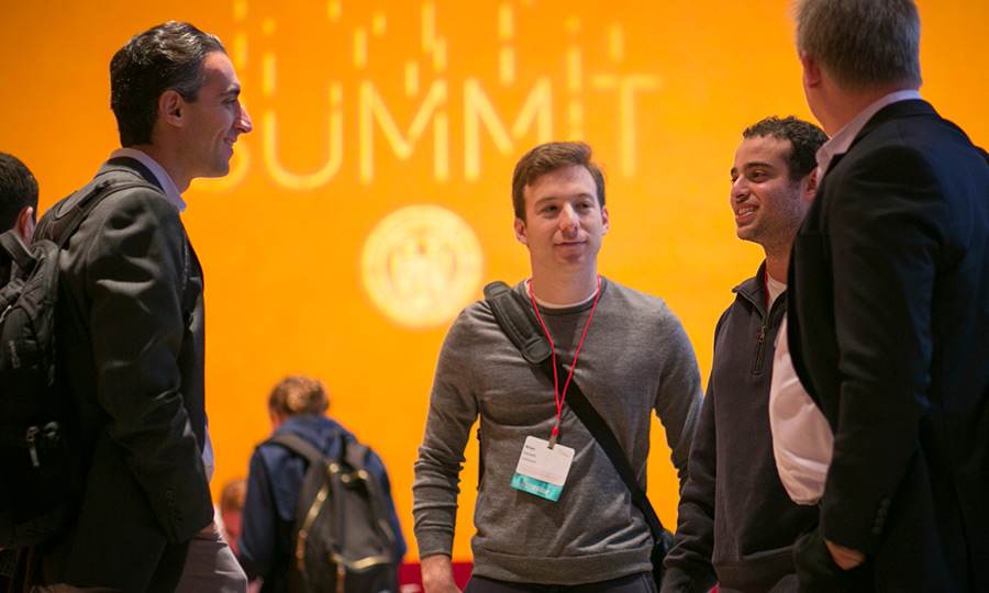 Graduate students at the 2016 Cornell Entrepreneurship Summit.