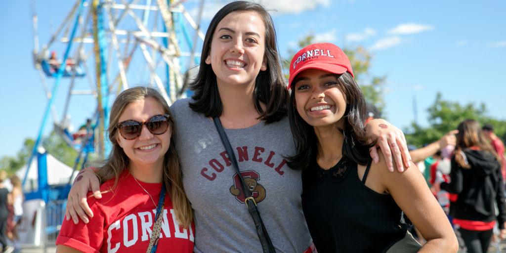 2016 Homecoming Weekend: Students at the Fan Festival.