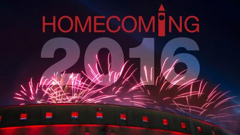 Homecoming Weekend: Fireworks and Laser Light Show.