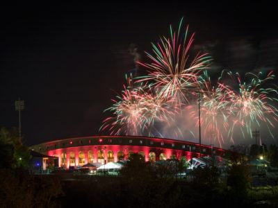2017 Homecoming Weekend: Fireworks and Laser Light Show.