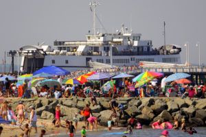 The Inkwell beach on Martha's Vineyard