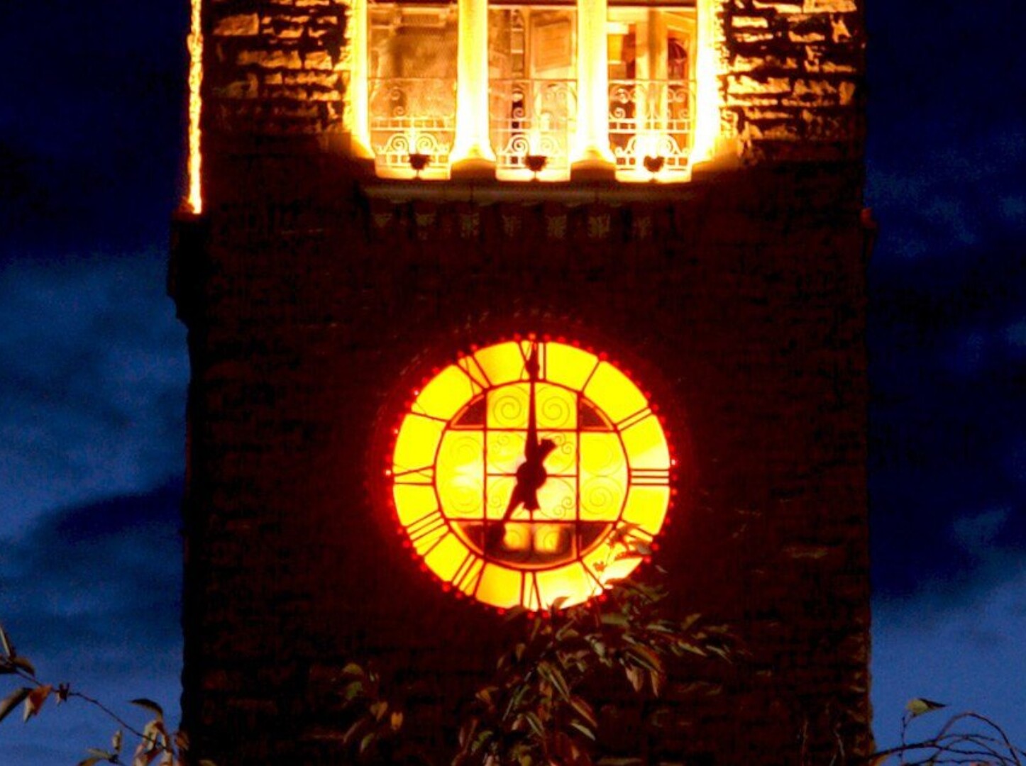 Pumpkin clock tower