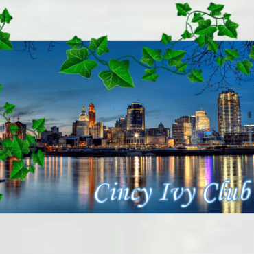 Cincy Ivy Club. Cincinnati skyline.