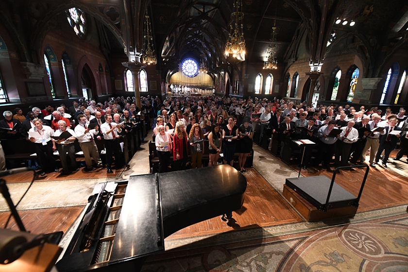 A service in Sage Chapel in memory of Thomas Sokol.