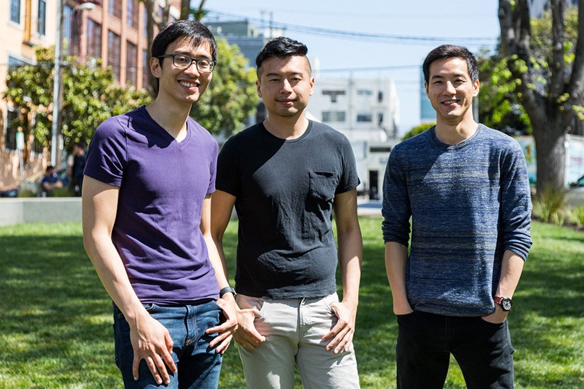 Co-founders Derrick Ko, Euwyn Poon, and Zaizhuang Cheng..