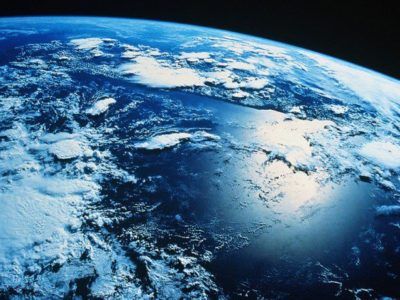 the Earth seen from space