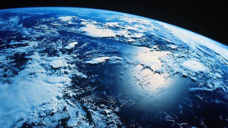 the Earth seen from space